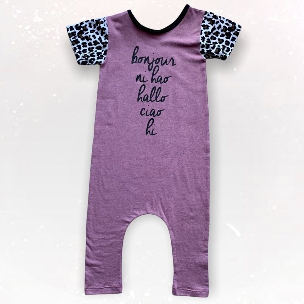 Handmade World Greetings Romper *read*